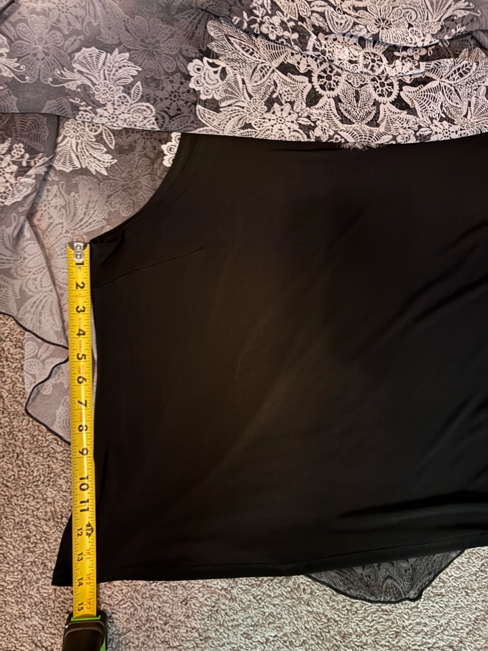 Roz & Ali Ombre Chiffon Poncho Top - Black/Gray Size 3X 100% polyester - Picture 11 of 11